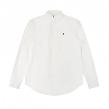 длинная черная рубашка: Эркектердин көйнөгү, L (EU 40), Polo Ralph Lauren, Жаңы, түсү - Ак, Өзү алып кетүү, Акылуу жеткирүү