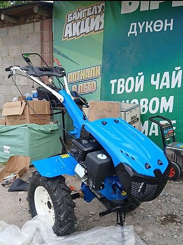 Мотоблок бензиновый, колёсный, с фарой-решёткой и защитным кожухом at lalafo.kg Мотоблок бензиновый, колёсный, с фарой-решёткой и защитным кожухом
