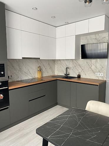 Кухонные гарнитуры: Кухонный гарнитур, Новый, цвет - Бежевый, ДСП, Бесплатная доставка — 6