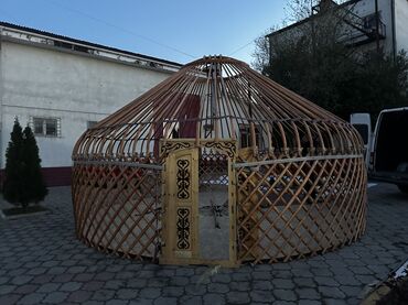 Аренда юрт: Аренда юрты, Каркас Деревянный, 75 баш, Казан, Посуда, С полом — 10