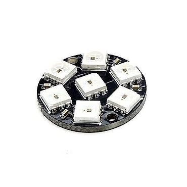 Светодиодные лампочки: NeoPixel 7’li Dairə (CJMCU-2812-7) NeoPixel Halqa, üzərində 7 ədəd — 3