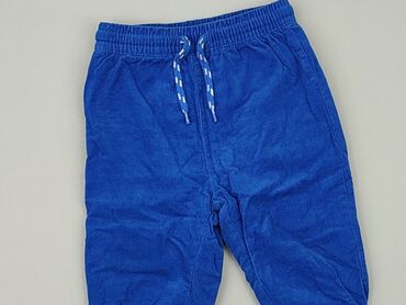 jeansy z kokardkami na nogawkach: Spodnie jeansowe, 6-9 m, stan - Zadowalający