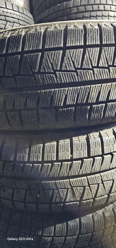 Шины: Шины 195 / 60 / R 15, Зима, Б/у, Пара, Легковые, Япония, Bridgestone