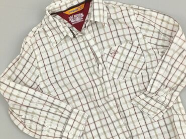 jedwabna koszula massimo dutti: Сорочка 4-5 р., стан - Ідеальний, візерунок - Клітинка, колір - Білий