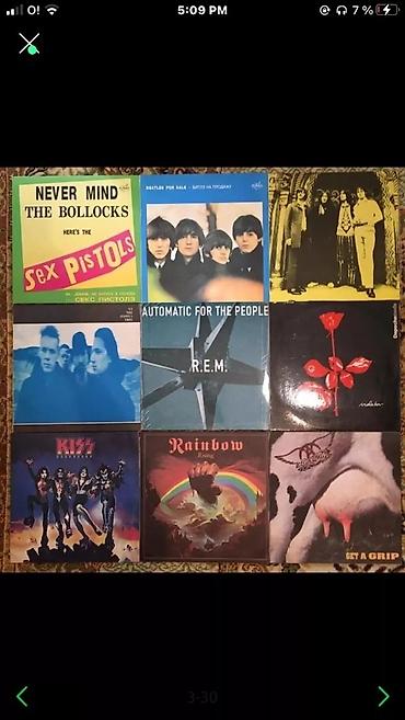 Виниловые пластинки: Винила более 3.000 штук от 150 сом также есть аппаратура проигрыватель — 15