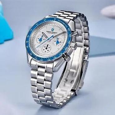 Ručni satovi: PAGANI DESIGN PD-1701 -Plava- Omega Speedmaster Moonwatch Potpuno nov — 7