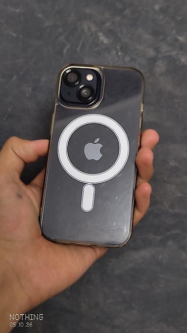 Уюлдук телефондор жана аксессуарлар: IPhone 13, Колдонулган, 128 ГБ, Jet Black, Коргоочу айнек, Каптама, 100 % — 2