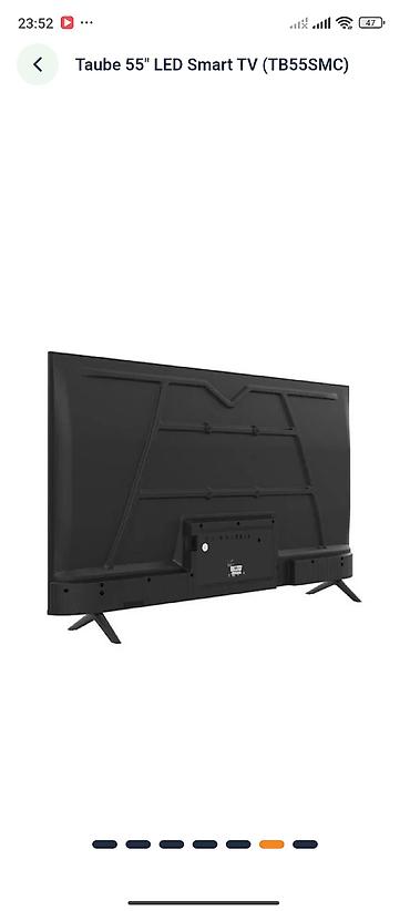 televizor ekran ölçüləri: Taube 55" LED Smart TV (TB55SMC) - 55 düym geniş ekran, nazik çərçivə — 3