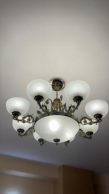 Çılçıraq, 10 və daha çox lampa, Metal