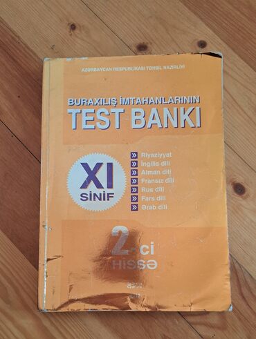 8 ci sinif riyaziyyat kitabinin cavablari: 11 ci sinif Buraxılış imtahanlarının Test Bankı