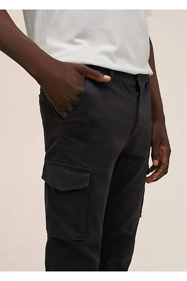 pant: ⚫️MANGO TEEN – Yeni Pamuklu Kargo Şalvar ✅Tamamilə yeni, etiketi — 3