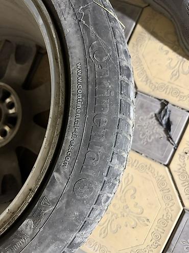 диски на crown: Литой колесный диск с шиной Continental Продаю диску с комплектом шин — 3