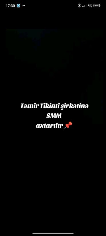 Digər ixtisaslar: Ətraflı məlumat üçün mesaj bölümünə yazın 📌