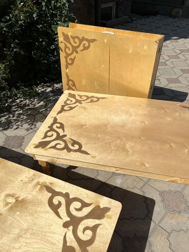 купить раскладной стул для рыбалки: Складной походный стол, Новый, Дерево, цвет - Желтый