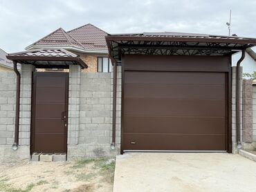 Секционные ворота: – Жогору көтөрүлөт — орун үнөмдөлөт – Кооз жана бекем көрүнүш — — 5