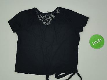 bluzki basic z dekoltem v: Sinsay, T-shirt damski, rozmiar M — 3