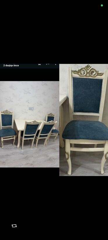 Bitkilər: Masa 4 stulla 170₼. Endirim üçün qəti yazmayın. Ünvan Bakı 7