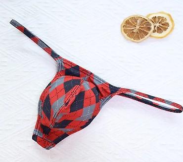 Носки и белье: Мужские стринги с анатомическим мешочком - Модель: узкие — 3