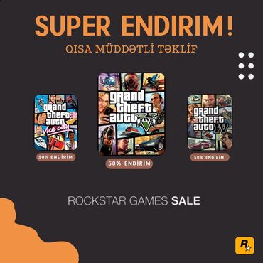 Oyun diskləri və kartricləri: GTA Online, Simulator, Yeni Abunəlik, Pulsuz çatdırılma