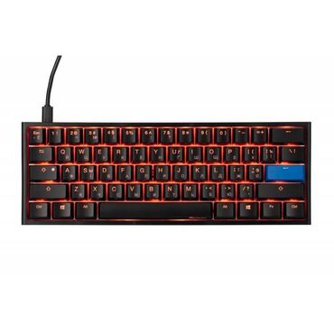 Клавиатуры: Игровая клавиатура Ducky One 2 Mini Cherry Red Black-White Игровая