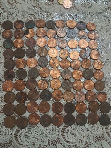 Sikkələr: ABŞ sikkələri – qarışıq lot - Növ və nominalar: quarter dollar (25¢) — 25