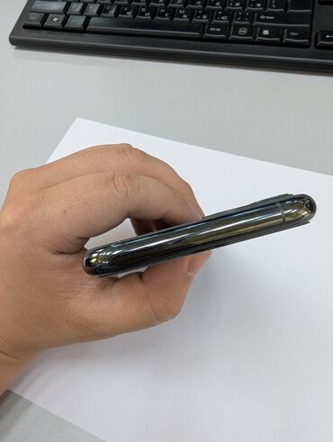 чехол для xr: IPhone 11 Pro, Б/у, 256 ГБ, Matte Midnight Green, Защитное стекло, Чехол, 72 %