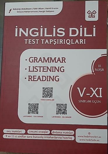 İngilis dili test tapşırıqları 5 - 11 sinif Hədəf kursları .Əla lalafo.az -da İngilis dili test tapşırıqları 5 - 11 sinif Hədəf kursları .Əla