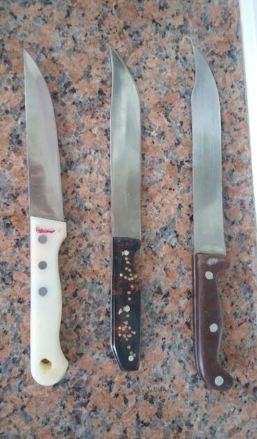it şəkilləri: Mətbəx bıçaqları dəsti – 3 ədəd - Material: paslanmayan polad bıçaq