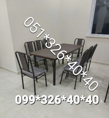 Sifarişlə masa və oturacaq dəstləri: Kvadrat masa, Qonaq otağı üçün, Dəhliz üçün, Yataq otağı üçün, 1 nəfər, Açılan, Azərbaycan, Zəmanətli — 6