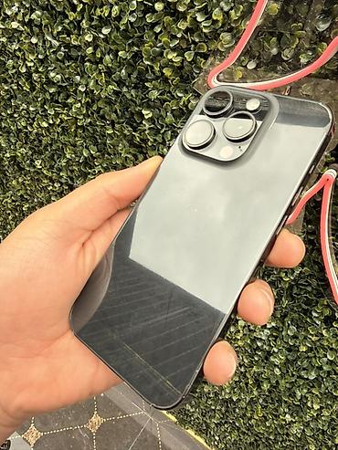 iphone adaptor: IPhone 15 Pro, 128 GB, Qara, Barmaq izi, Face ID — 2