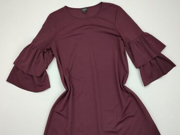 bordowa sukienki midi: Dress, M (EU 38), Reserved, condition - Good