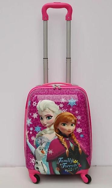 Rančevi, torbe i koferi: Dečiji set kofera i ranca – tema “Frozen” - Set od 3 dela: veliki — 2