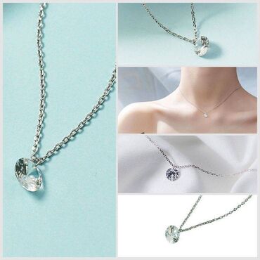 купить серебряную цепочку: Цепочка, ожерелье, великолепное, модное, качественное, для женщин