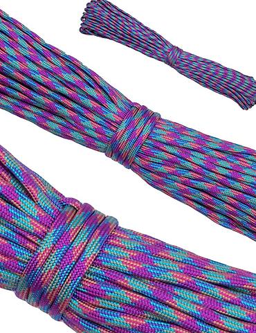 boots: Paracord Ljubicasto plavo camo 10m(10m) Veliki izbor boja Paracord 550 — 1