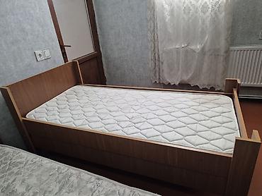 Mebel: İşlənmiş, Təknəfərlik çarpayı, Bazasız, Matras ilə, Siyirməsiz — 2