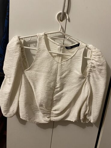 Košulje, bluze i tunike: Zara, S (EU 36), bоја - Bež