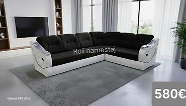 Ugaone garniture: Ugaona garnitura 300×220 cm - Prostrana L‑forma sa dubokim sedištima — 33