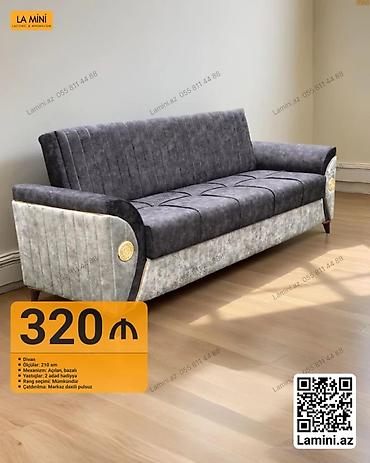 Divan – La Mini - Qiymət: 320 ₼ - Ölçü: 210 sm - Mexanizm: açılan