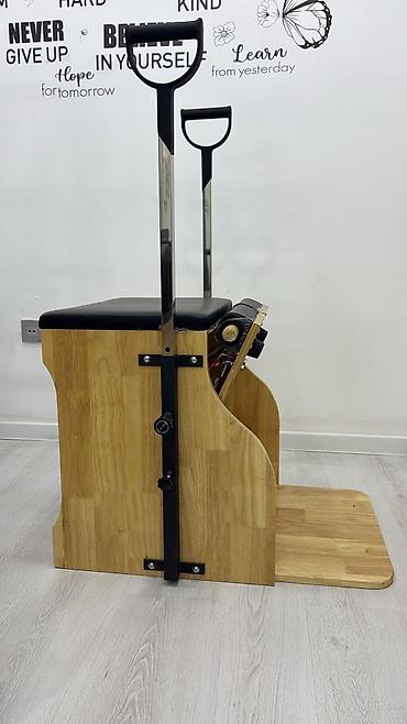 Turniklər və bruslar: Pilates Chair (Wunda Chair) və Pilates Barrel dəsti - Material — 1