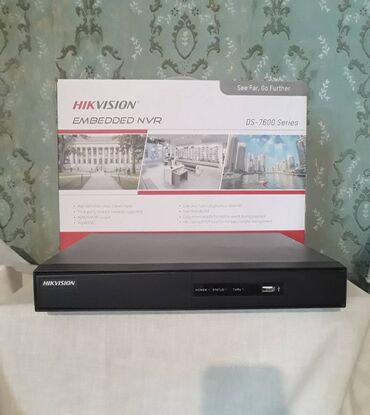 Videomüşahidə: 8 portlu DVR Hikvision ucuz satılır. Ehtiyyət hissələr kimi. Xarabdır