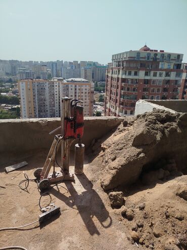 Beton işləri: Beton kəsmə beton deşmə xidməti Karot - HILTI DD 200 / 350 ilə 25 ° — 2