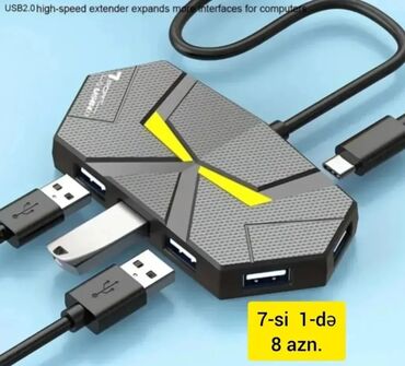 Digər ehtiyat hissələri: Çoxfunksiyalı KART OXUYUCU ADAPTERİ. SD, TF, CF kartları, eləcə də — 18