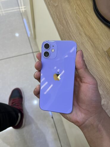 айфоны цена в бишкеке: IPhone 12 mini, Колдонулган, 128 ГБ, Коргоочу айнек, Каптама, Куту, 100 %