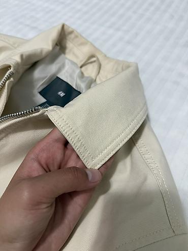 бежевые мужские куртки: Мужская куртка, L, H&M, Б/у, цвет - Бежевый, Самовывоз, Платная доставка — 6