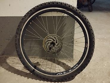 bakida traktor isi: Velosiped üçün arxa təkər komplekti - Ölçü: 26" - Disk əyləc — 1