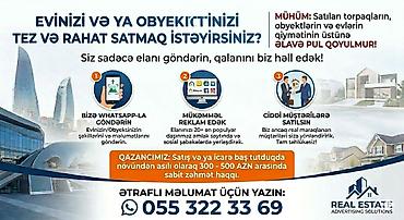 Готовый бизнес: Əmlakınızı tez və rahat satmaq istəyirsiniz? Köhnə makler üsullarını — 1