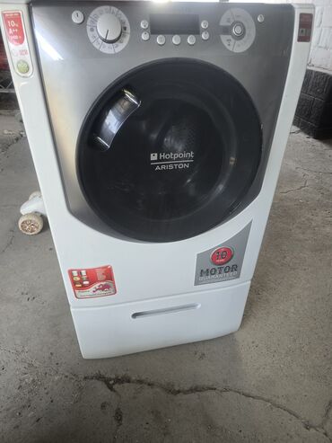 автоматическая кофемашина для кофейни: Стиральная машина Hotpoint Ariston, Б/у, Автоматические, 10 кг и более, Полноразмерная