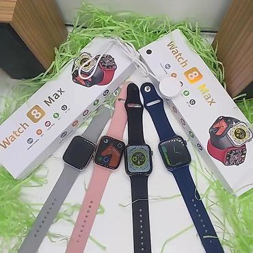 Наручные часы: Apple Watch ⚜️4-Reng var qara rozvu goy gumuş ⚜️Sosial şəbəkə — 5