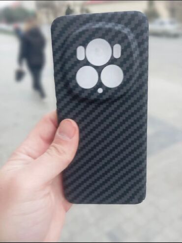 xacmazda ucuz telfonlar: Honor magic 6 -7 pro modelləri üçün karbon və şəffaf kabrollar