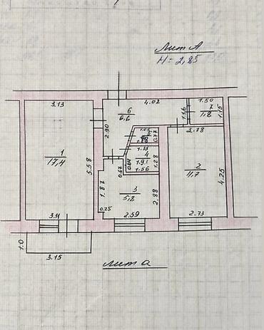 Продажа квартир: 2 комнаты, 47 м², Индивидуалка, 3 этаж — 10